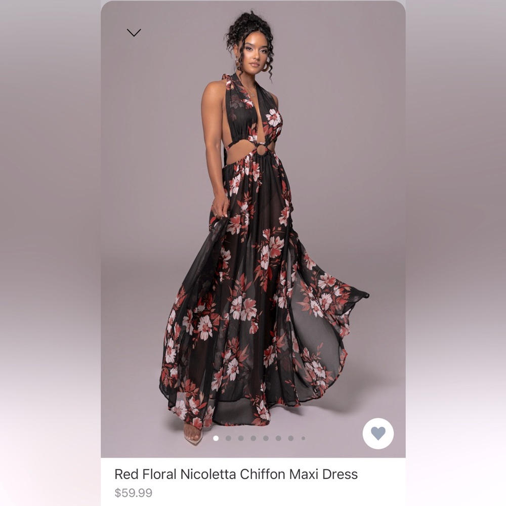 COPY - JLUXLABEL Chiffon Maxi Dress